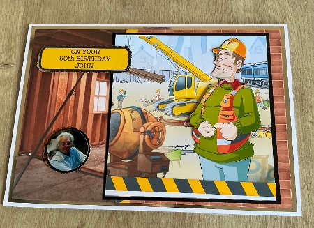 Crane Dude 7x7 Quick Card by Honorscard Appleby
