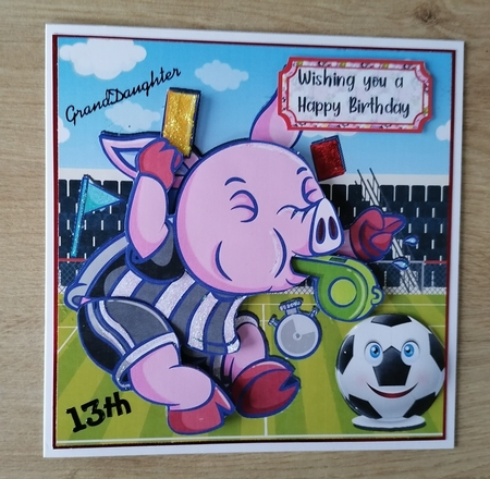Yellow card Ref by Honorscard Appleby