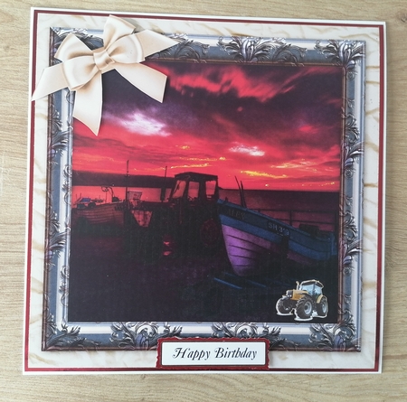 TRACTOR & BOATS MULTI SENTIMENT  by Honorscard Appleby
