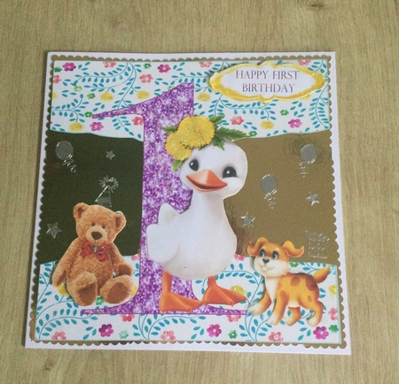FIRST BIRTHDAY  cutaway by Honorscard Appleby