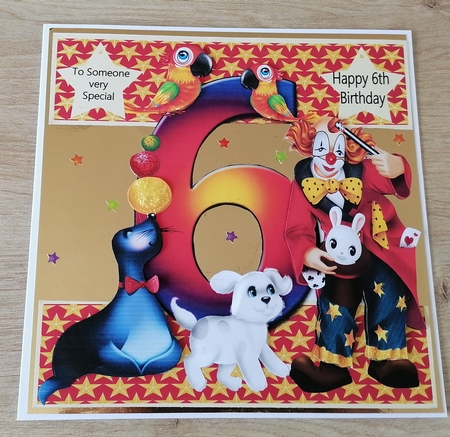 SIXTH BIRTHDAY  CUTAWAY by Honorscard Appleby