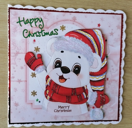 Christmas Pola Bear by Honorscard Appleby