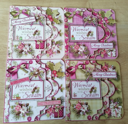 Warm Wishes Pocket Effect Layered Card Bumper kit #1 by Honorscard Appleby