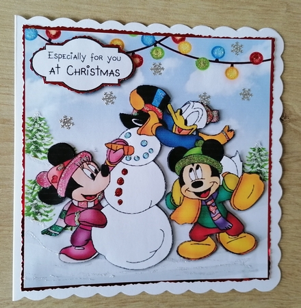 Mickey and friends Christmas by Honorscard Appleby