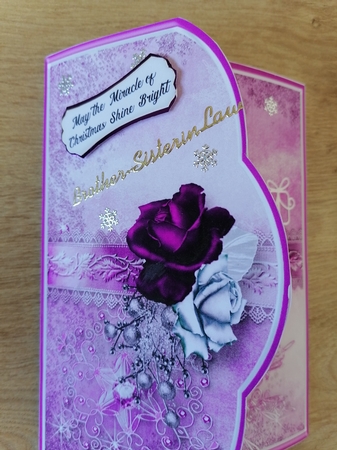 Gold Trim Christmas Sentiments by Honorscard Appleby