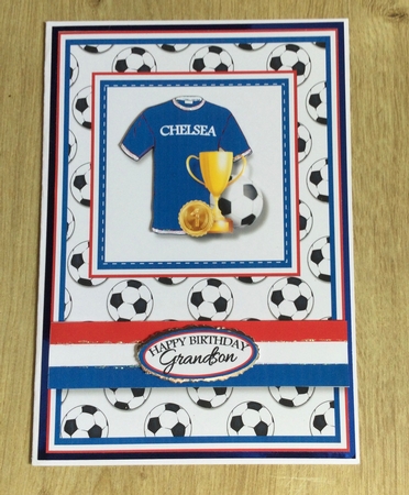 A5 Chelsea Card Front with Sentiments  by Honorscard Appleby