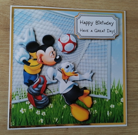 Disney Football by Honorscard Appleby