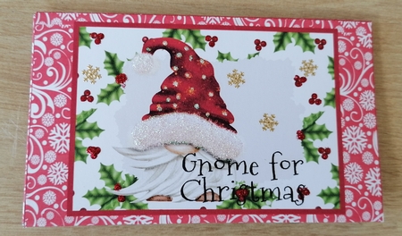 Gnome For Christmas - Money Wallet by Honorscard Appleby