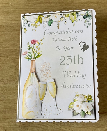 25th wedding anniversary by Honorscard Appleby