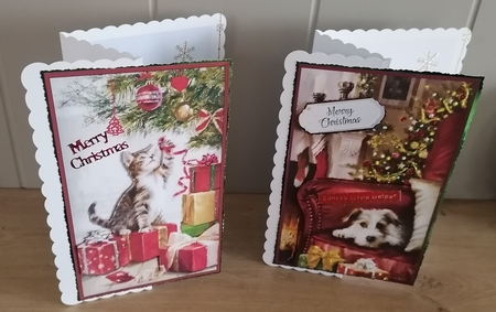kitty tree and relaxing pup toppers by Honorscard Appleby