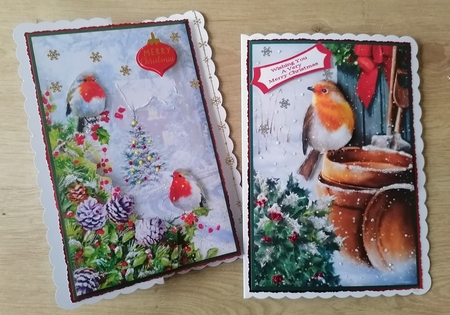 Wintry Robins Toppers by Honorscard Appleby