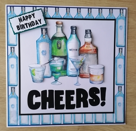 Cheers! - Spirits 8x8 by Honorscard Appleby