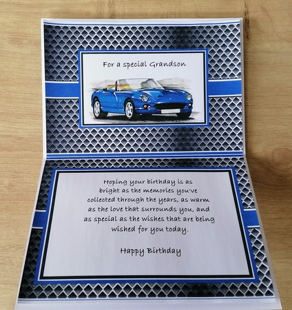 A5 OLD BUT A CLASSIC BLANK INSERT  by Honorscard Appleby