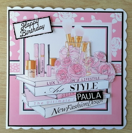 7x7 The Fashion Collection Card Front & Sentiments   by Honorscard Appleby