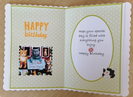 Green And White Polka Dot - Insert by Honorscard Appleby