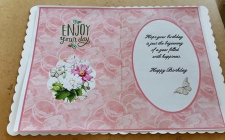 Coral Floral - Insert by Honorscard Appleby