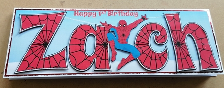 Spiderman ZACH 1st large dl by Honorscard Appleby