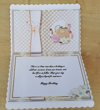 A5 So Elegant Blank Insert  by Honorscard Appleby