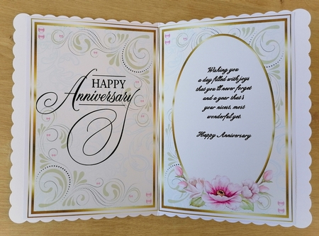 A5 Such a pretty lady 3 Blank Insert  by Honorscard Appleby