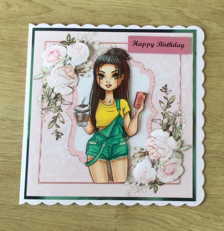 8X8 Mini Kit , Lovely Coffee Girl 3 by Honorscard Appleby