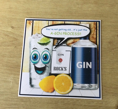 Youre not getting old.... its just the A_GIN PROCESS by Honorscard Appleby