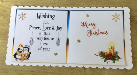 Christmas  insert verse 2 by Honorscard Appleby
