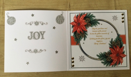 Home For Christmas  ,   Insert With Verse by Honorscard Appleby