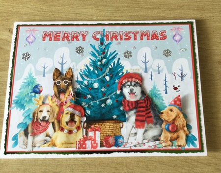 CHRISTMAS DOGS by Honorscard Appleby