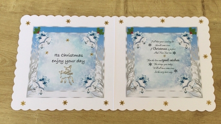 Winter Christmas insert 2 by Honorscard Appleby