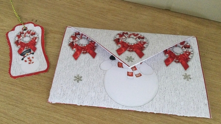 Sweet Snowman Pop Up box #1   by Honorscard Appleby