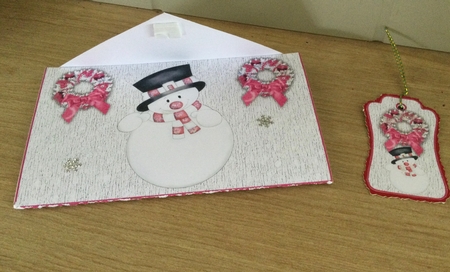 Sweet Snowman Pop Up box #3   by Honorscard Appleby
