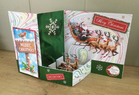 Christmas swirls LKD041 by Honorscard Appleby