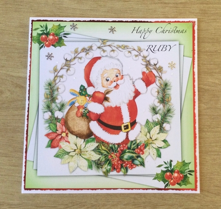 7x7 Gorgeous  Santas Sack by Honorscard Appleby