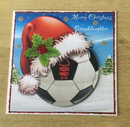 Nottingham Forest Fan Christmas by Honorscard Appleby