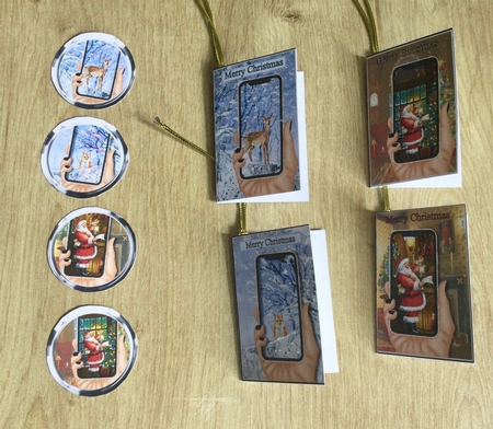 8 Christmas Gift Tags by Honorscard Appleby