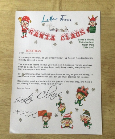 Letter From Santa by Honorscard Appleby