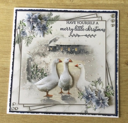 Winter Wildlife 6X6 Topper Sheet #4  by Honorscard Appleby