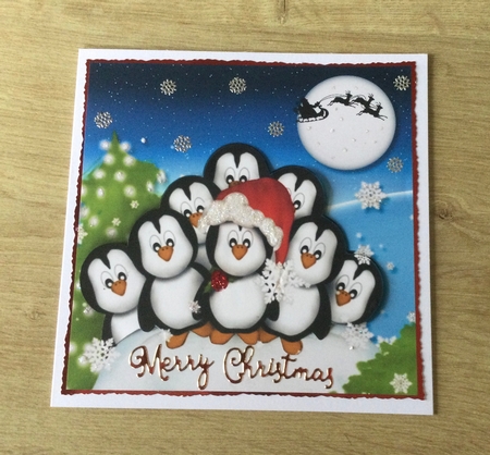 Christmas Penguins by Honorscard Appleby
