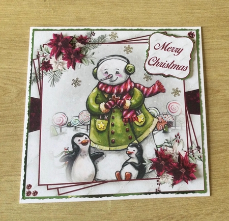 Snow Much Fun  6X6 Topper Sheet #1 by Honorscard Appleby