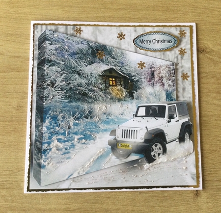 white Jeep by Honorscard Appleby