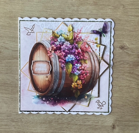 Barrell of Flowers 3 by Honorscard Appleby