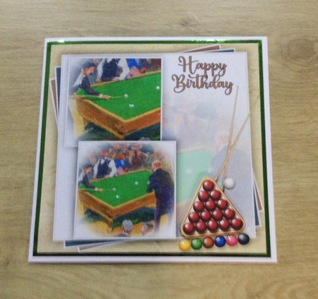 Snooker Player 2 Mini Kit #4    by Honorscard Appleby