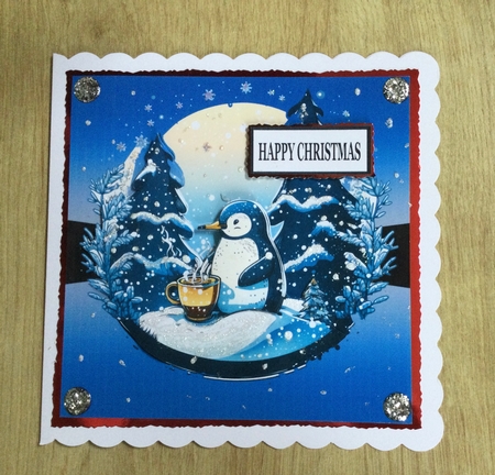 PENGUIN WITH COCOA by Honorscard Appleby