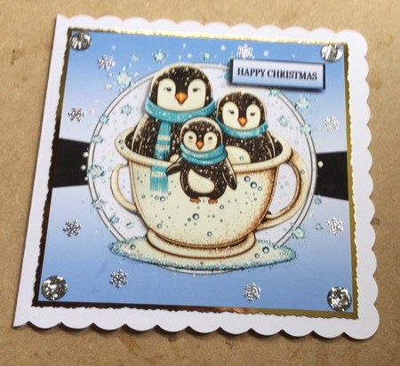 PENGUINS IN A CUP  by Honorscard Appleby