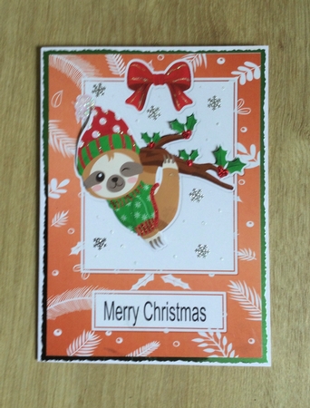 Christmas sloth no 4 by Honorscard Appleby