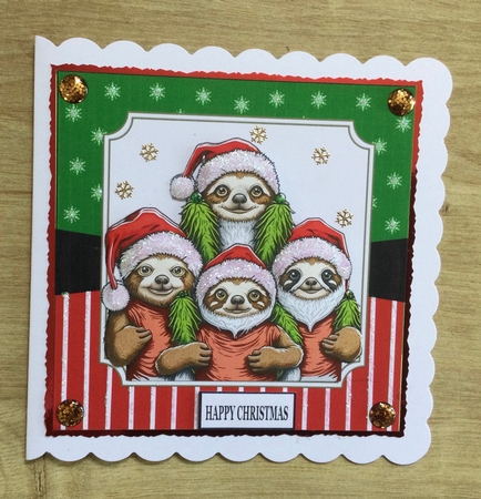 SLOTH CHRISTMAS SQUAD by Honorscard Appleby