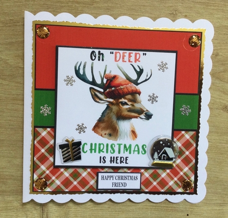 OH DEER CHRISTMAS IS HERE by Honorscard Appleby