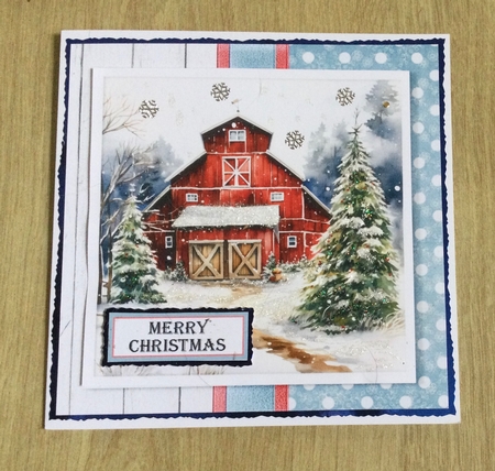 The Winter Barn Topper Kit  by Honorscard Appleby