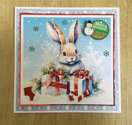 Christmas Rabbits by Honorscard Appleby