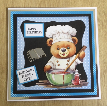 BIRTHDAY CHEF BEAR MALE by Honorscard Appleby